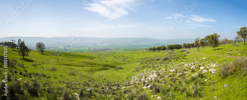 Panoramic view of the Jezreel Valley  