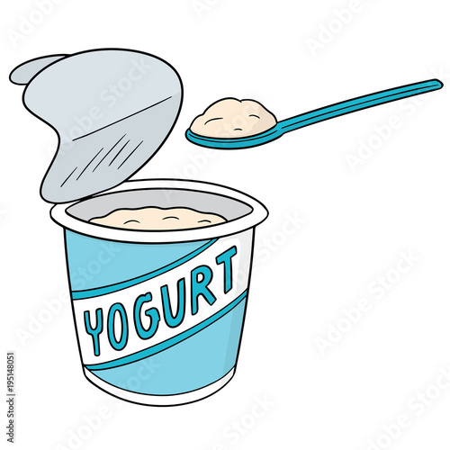 vector of yogurt