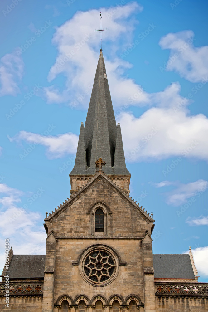 Ligny en Barrois, Eglise notre dame des Vertus. Meuse. Lorraine. Grand Est