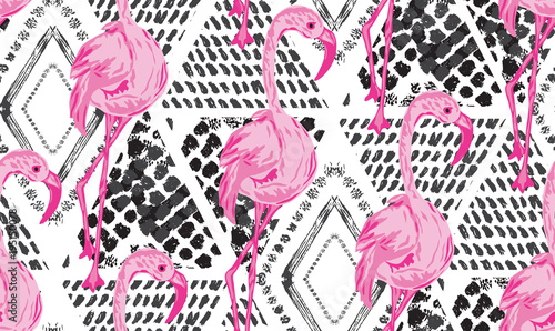 w-piekny-abstrakcyjny-wzor-egzotycznego-ptaka-flaminga