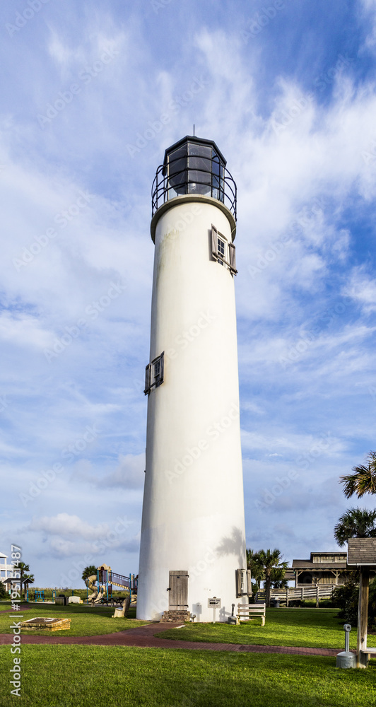 Lighthouse on the Gulf of Mexico in Eastpoint