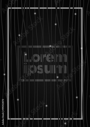 Color background with vertical line stripe pattern and luxury circle. Vector abstract background