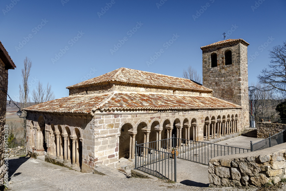 Romanesque church of San Salvador de Carabias Siguenza Spain