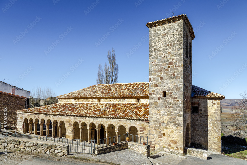 Romanesque church of San Salvador de Carabias Siguenza Spain