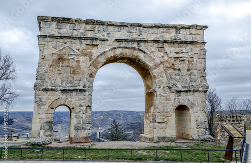 Roman arch of Medinaceli (2nd-3rd century) Soria province Spain © KarSol