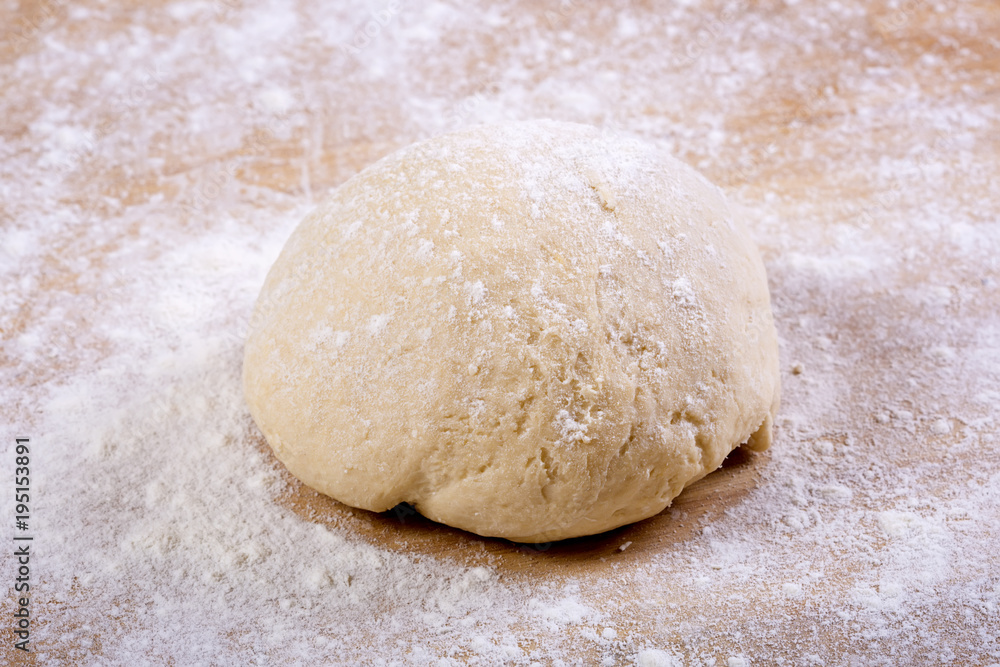 fresh dough ready for baking fresh dough ready for baking