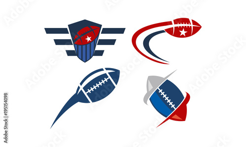 Rugby Emblem Template Set