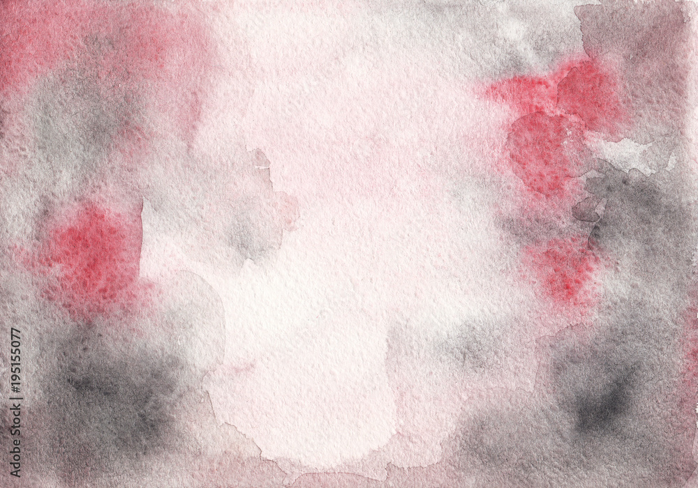 Abstract watercolor pink and gray texture. Background for design