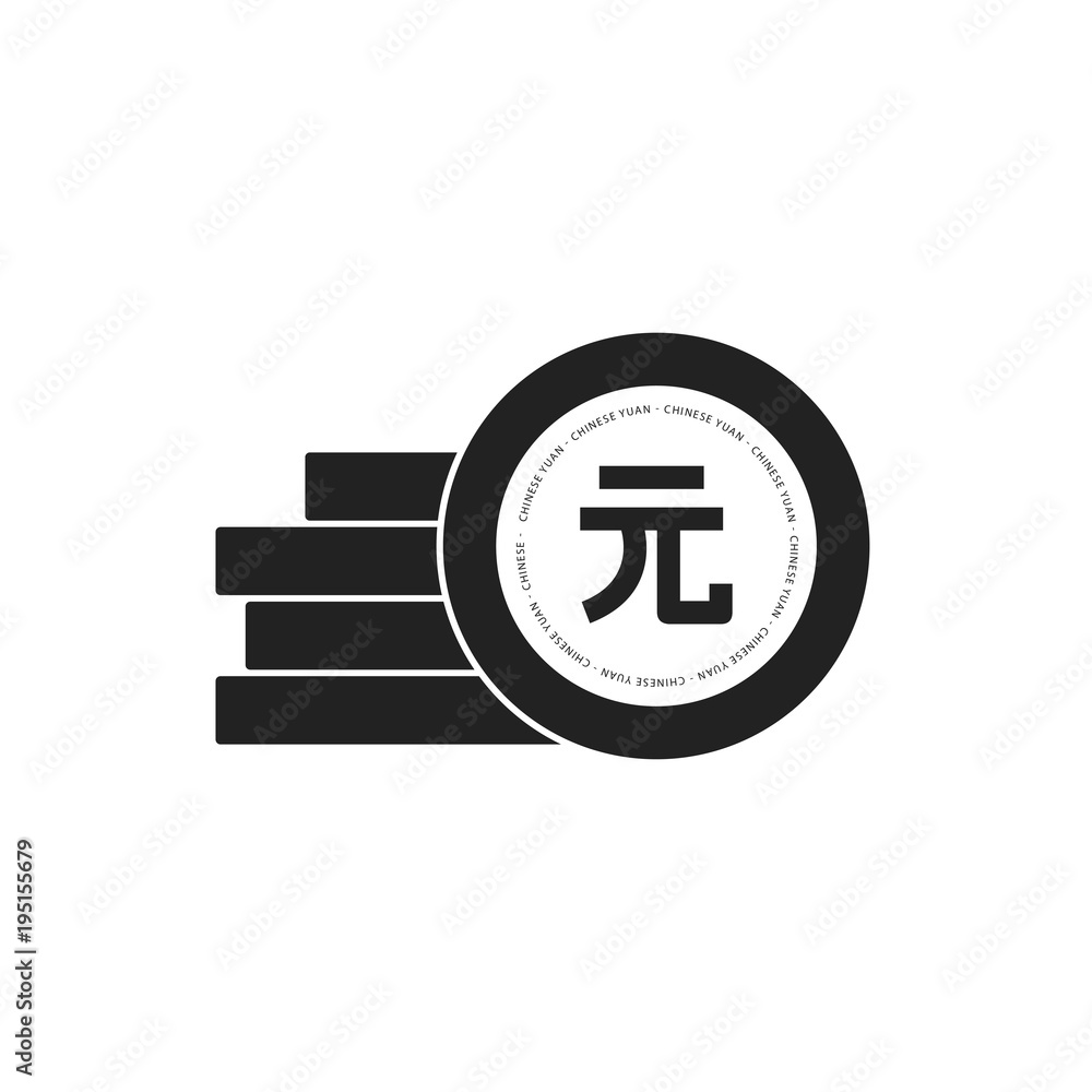 Yuan Currency Gold coin Stack. Financial growth concept with golden coin Yuan. Yuan Currency Gold coin Stack. Financial growth concept with golden coin Yuan.