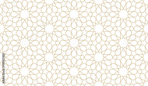 Seamless pattern in authentic arabian style.