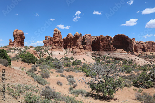 Rock Formation in Arches National Park. Utah. USA