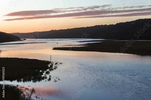 River Lagoon Sundown Mirror reflections Beautiful Landscape