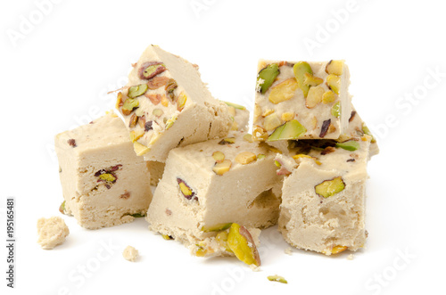 Obraz na płótnie Halva mit Pistazien