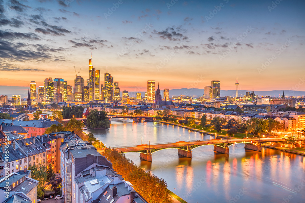 Frankfurt, Germany Skyline