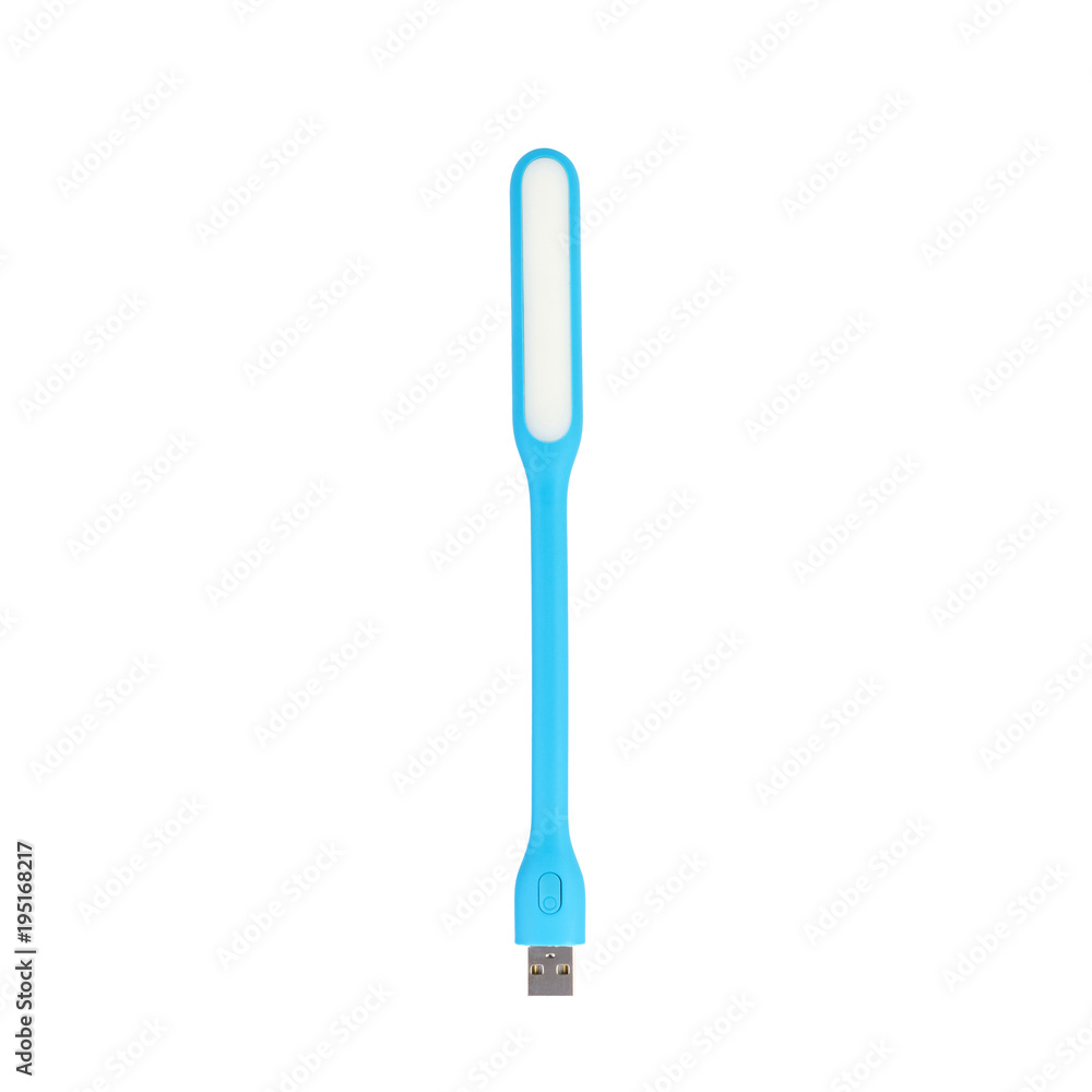 USB led lamp isolated on white USB led lamp isolated on white