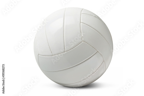 White volleyball photo