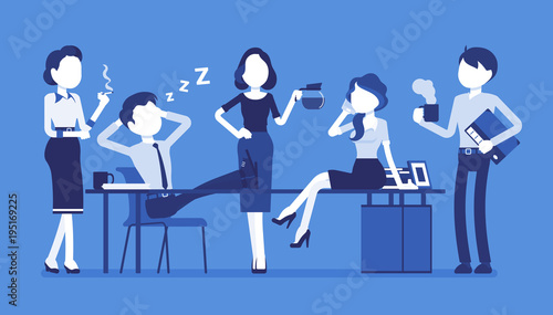 Lunchtime in the office