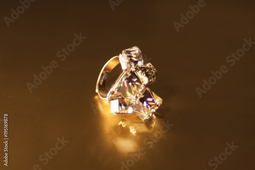 Focused old designed gold rings