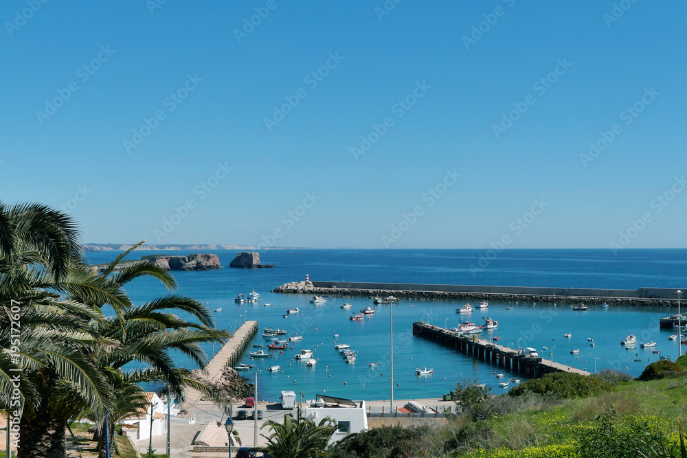 Sagres, Blick auf den Hafen, Algarve