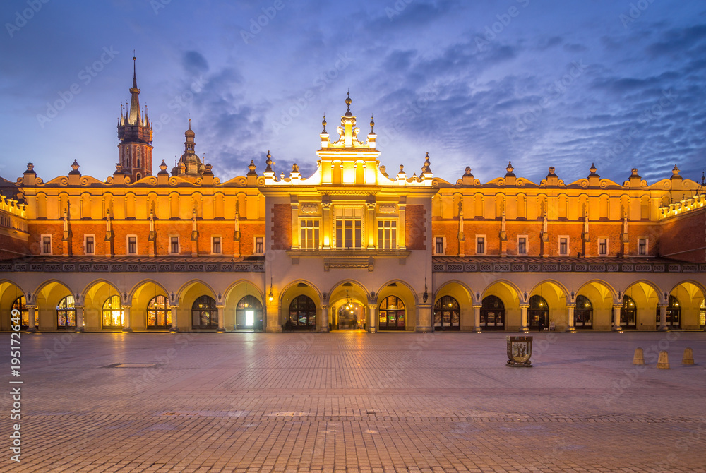 Fototapeta premium Old City of Krakow in the morning