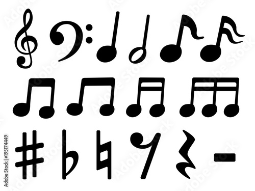 音符のイラストセット