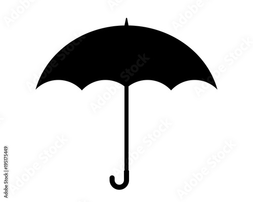 Umbrella pictogram icon vector  photo