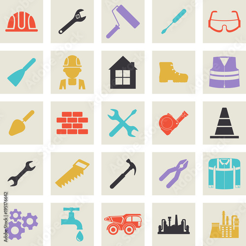 construction tools icon