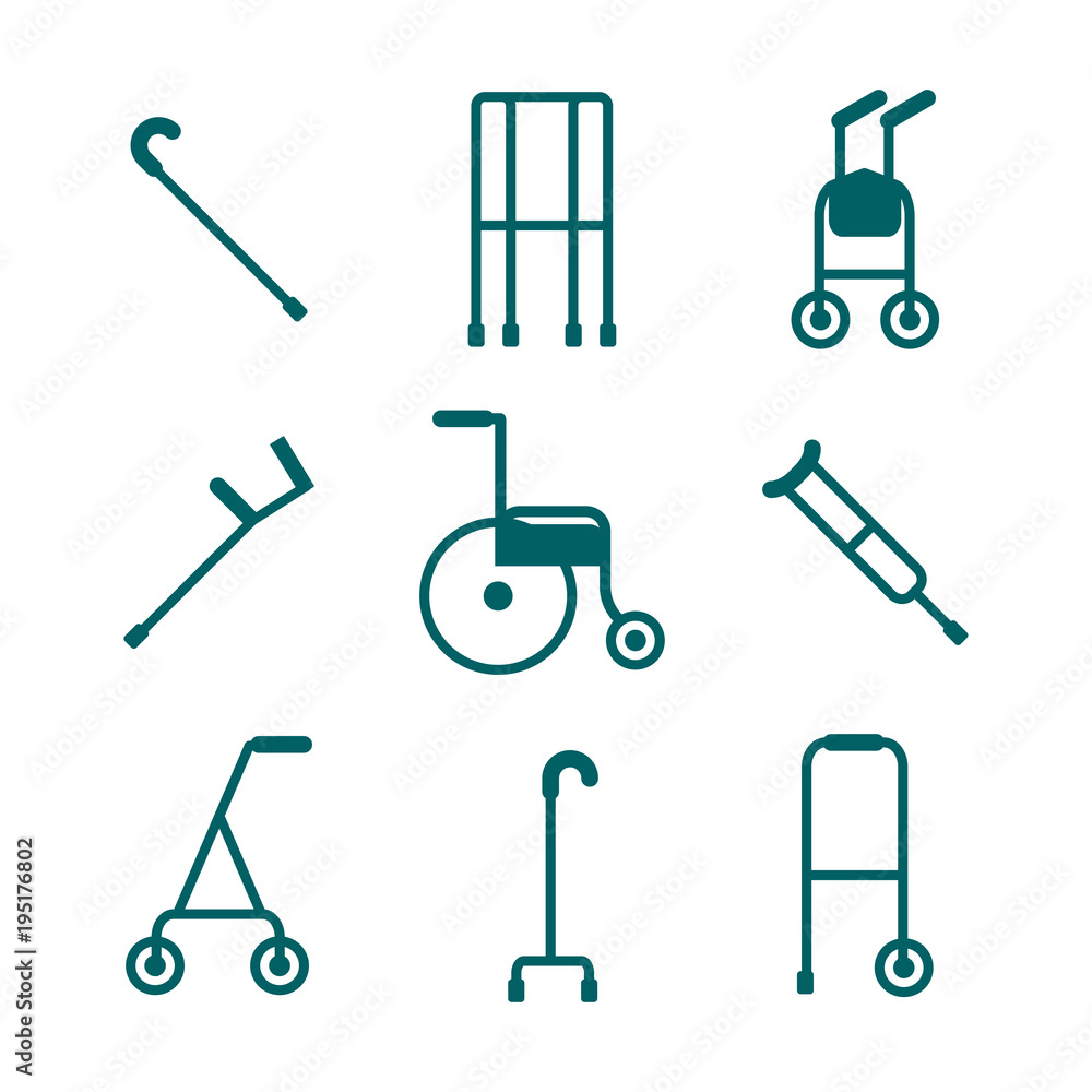 Fototapeta premium different styles of walkers