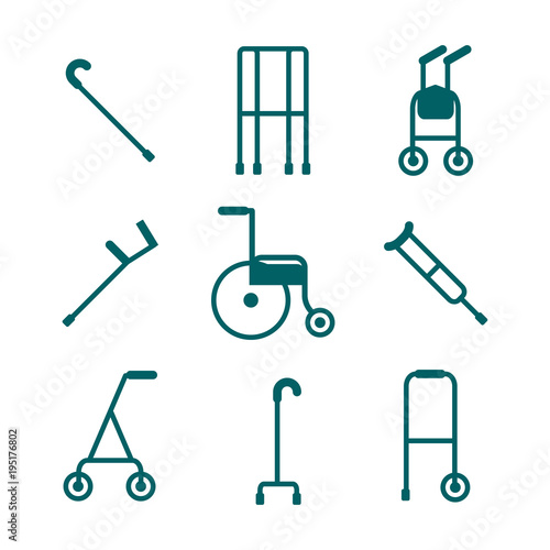 different styles of walkers