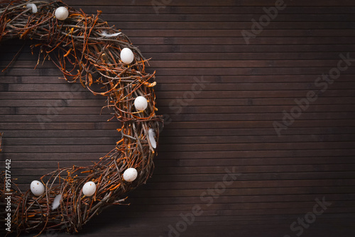 Wreath from Vetak with Easter eggs photo