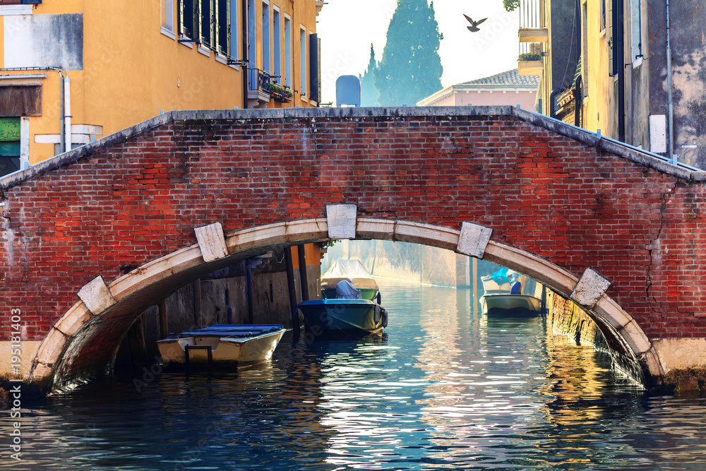 Water canal in Venice, Italy