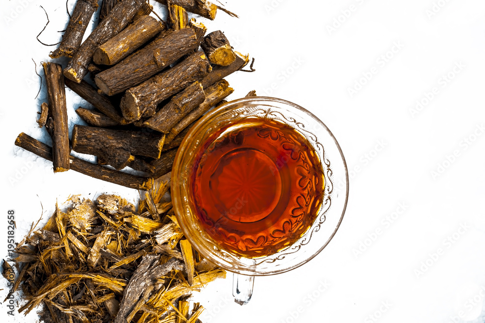 Ayurvedic herb Liquorice root,Licorice root, Mulethi or Glycyrrhiza