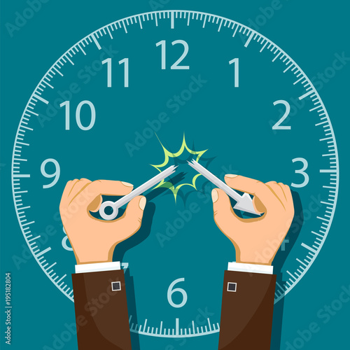 break arrow of clock