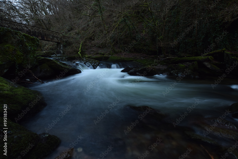 Obraz premium East Lyn River Devon