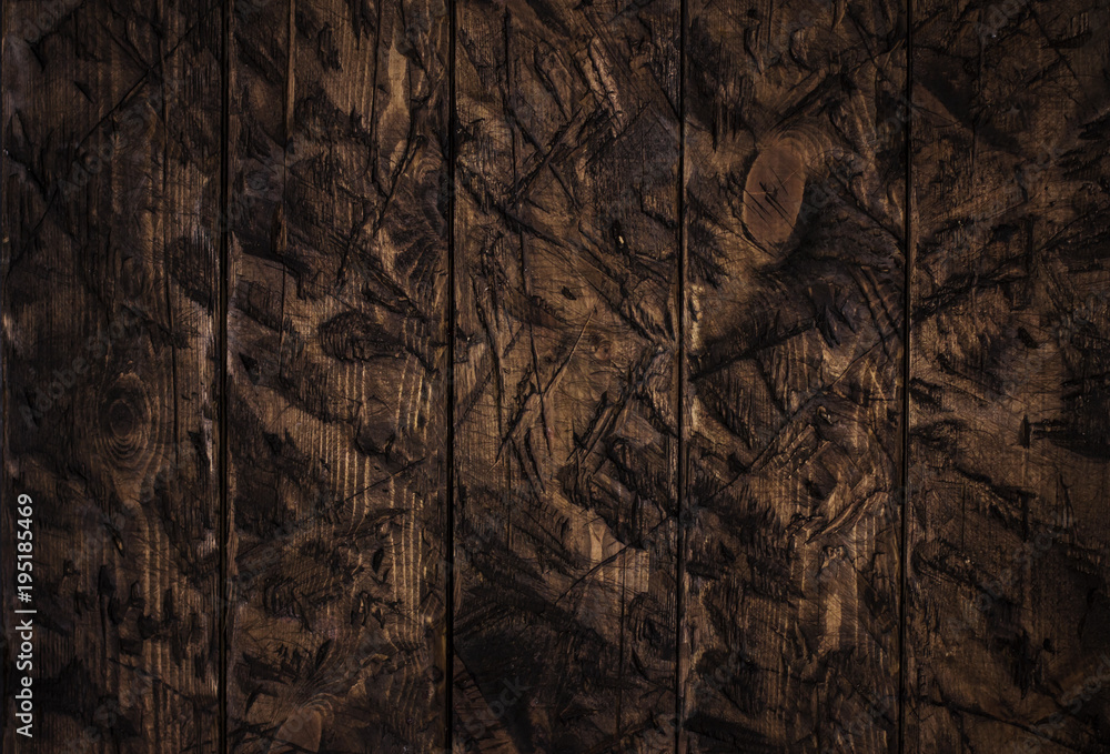 Wooden rugged textured brown background