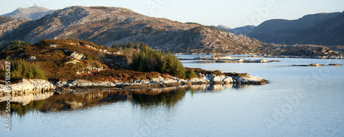Reflection in Norwegian fjord