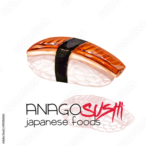 Anago sushi.