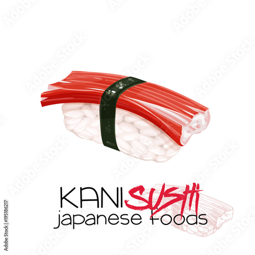 Kani sushi.