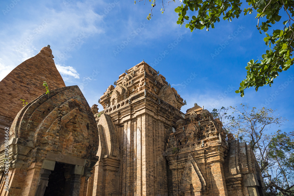 Po Nagar Cham tower temple complex in city Nha Trang, Vietnam