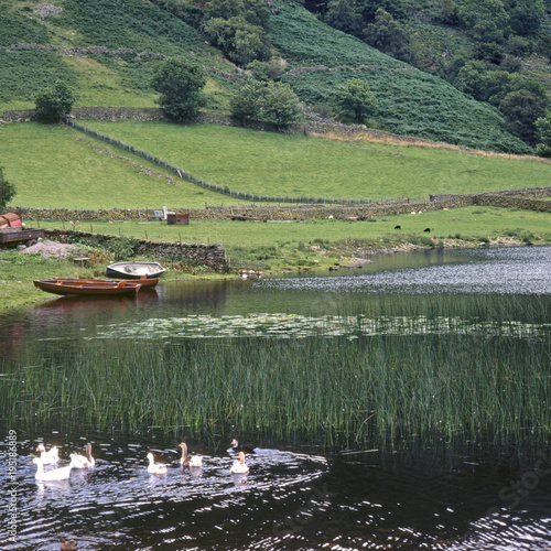 England, Cumbria, Lake District, Watendlath Tarn photo