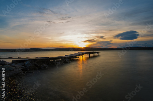 Landscape with sundawn at W...