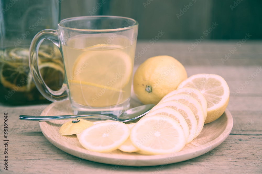 Hot lemon honey