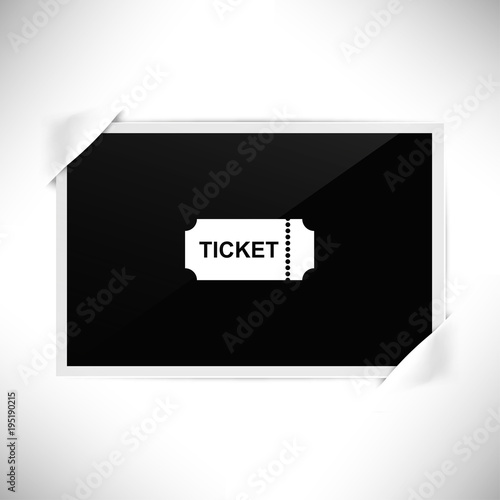 Foto Rahmen Querformat - Ticket