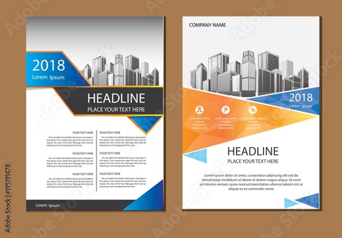 design cover book poster a4 catalog book brochure flyer layout annual report magazine business template