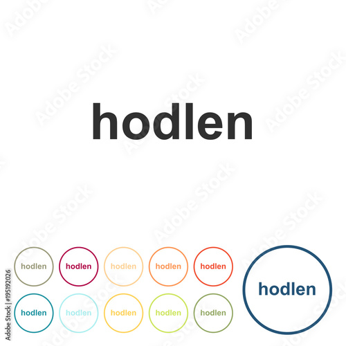 Runde Schaltflächen - hodlen