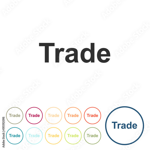 Runde Schaltflächen - Handel - App