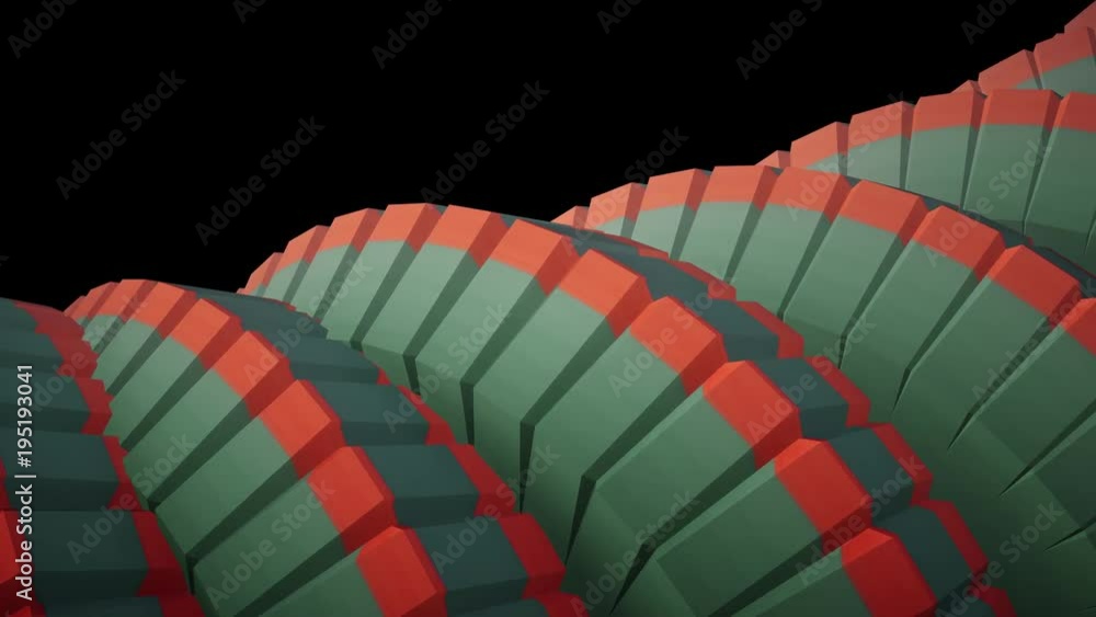 snake worm spine like 3d native striped gears rotating mechanism seamless loop abstract animation background new quality colorful cool nice beautiful video footage snake worm spine like 3d native striped gears rotating mechanism seamless loop abstract animation background new quality colorful cool nice beautiful video footage
