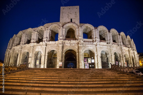 Fotografie Arena, Altstadt und Sehenswürdigkeiten von Arles, Frankreich