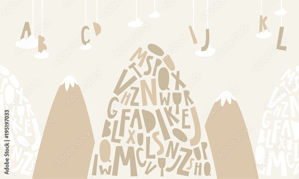custom made wallpaper toronto digital Kids graphic illustration. Using for print on the wall, pillow, decoration kids interior, baby wear and shirts, greeting card, vector and other