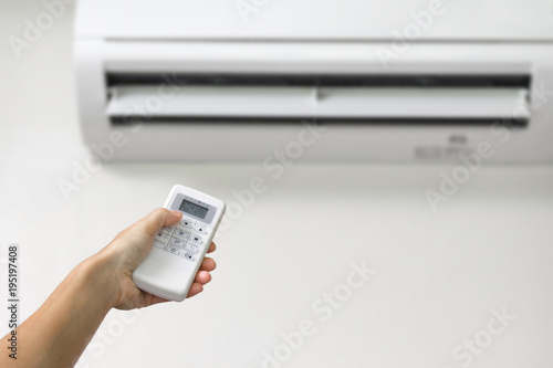 Remote control of the air conditioner